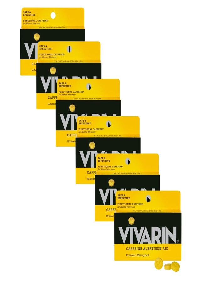 Vivarin, Caffeine Pills, 200mg Caffeine per Dose, Safely and Effectively Helps You Stay Awake, No Sugar, Calories or Hidden Ingredients, Energy Supplement, 16 Tablets (6 Pack) - Image 2